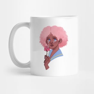 Magical girl with a flower Mug